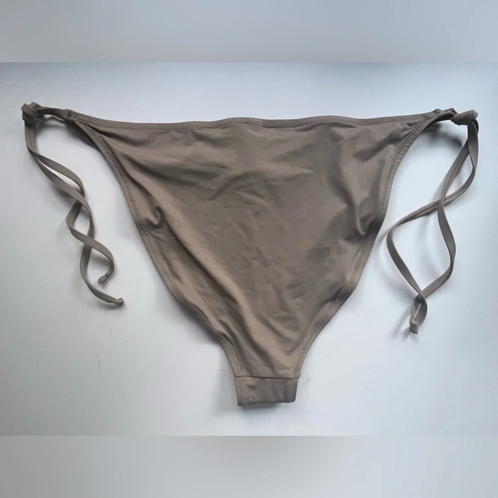 Skims Signature Swim Dipped Tie Bikini Bottom Size 3X NWT Desert
